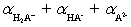 <strong>The mean fraction of protons, ,bound to H<sub>3</sub>A ranges from____________________ and (theoretical)=____________________ .</strong> A)0 to 3; B)1 to 3; C)0 to 3; D)1 to 2; E)0 to 2;