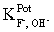 The selectivity coefficient for a fluoride ion-selective electrode is = 0.15.What will the change in the electrode potential be for a 1.4 × 10<sup>−</sup><sup>5</sup> M F<sup>−</sup> at pH 5.5 if the pH is raised to pH 11.0?