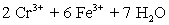 A student is given the assignment to determine the mass iron in a brand of women's vitamins.He begins by taking four vitamin tablets,grinding the tablets into a fine powder to undergo the necessary sample preparation to free all iron from the sample matrix and to reduce all iron to the +2 state.The resulting Fe<sup>2+</sup> solution is transferred to a 250 mL volumetric flask and diluted to volume with distilled water.A 50 mL aliquot of the sample requires 42.98 mL of 1.00 x 10<sup>−</sup><sup>3</sup> M .Calculate the mg Fe per tablet. ⇋