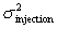 <strong>The observed variance, ,for a peak is the sum of the variances from all contributing factors.Which of the following is not a contributing factor to ?</strong> A) B) C) D) E)