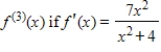 Find the indicated derivative. Find . 
