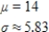 <strong>A coin is loaded so that the probability of tossing a head is . If it is tossed 24 times, what are the mean and the standard deviation of the number of heads that occur? </strong> A) B) C) D) E) 