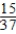 <strong>A mathematics class consists of 14 engineering majors E, 8 science majors S, and 15 liberal arts majors LA. What is the probability that a student selected at random will be an engineering or science major? </strong> A) Pr(E∪S) = B) Pr(E∪S) = C) Pr(E∪S) = D) Pr(E∪S) = E) Pr(E∪S) =