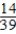 <strong>A mathematics class consists of 17 engineering majors E, 13 science majors S, and 9 liberal arts majors LA. Twelve of the engineering students, 3 of the science majors, and 3 of the liberal arts majors are female. What is the probability that a student selected at random is an engineering major or is a female F? </strong> A) Pr(E∪F) = B) Pr(E∪F) = C) Pr(E∪F) = D) Pr(E∪F) = E) Pr(E∪F) =