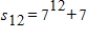 <strong>Write an expression that gives the requested term or sum. The sum of the first 12 terms of the geometric sequence with first term 6 and common ratio 7. </strong> A) B) C) D) E)