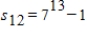<strong>Write an expression that gives the requested term or sum. The sum of the first 12 terms of the geometric sequence with first term 6 and common ratio 7. </strong> A) B) C) D) E)