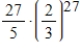 <strong>Which of the following expresses the sum of the first 27 terms of the geometric sequence 9, -6, 4....? </strong> A) B) C) D) E)