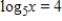 <strong>Solve for x by writing the equation in exponential form. Round your answer two decimal places, if necessary. </strong> A) 20 B) 1,024 C) 625 D) 54.60 E) 3,125