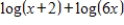 <strong>Write the expression as the sum or difference of two logarithmic functions containing no exponents. </strong> A) B) C) D) E) 