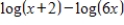 <strong>Write the expression as the sum or difference of two logarithmic functions containing no exponents. </strong> A) B) C) D) E) 