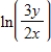 <strong>Use the properties of logarithms to write the expression as a single logarithm. </strong> A) B) C) D) E)