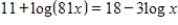 <strong>Solve the logarithmic equation . Round your answer to three decimal places. </strong> A) B) C) D) E)