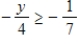 <strong>Graph the inequality. </strong> A) B) C) D) E) 