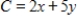 <strong>Use the given feasible region determined by the constraint inequalities to find the maximum and minimum of the given objective function (if they exist). </strong> A) max: 110, min: 24 B) max: 52, min: 11 C) max: 11, min: 17 D) max: 46, min: 11 E) do not exist