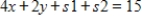 <strong>Convert the constraint inequalities and to equations containing slack variables. </strong> A) and B) and C) and D) and E) and