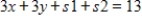 <strong>Convert the constraint inequalities and to equations containing slack variables. </strong> A) and B) and C) and D) and E) and