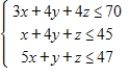 <strong>Set up the simplex matrix used to solve the linear programming problem. Assume all variables are nonnegative. Maximize subject to </strong> A) B) C) D) E) 