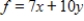 <strong>Use the simplex method to maximize the given function. Assume all variables are nonnegative. Maximize subject to </strong> A) maximum; 49 at , B) maximum; 119 at , C) maximum; 70 at , D) maximum; 300 at , E) maximum; 10 at ,