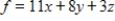 <strong>Use the simplex method to maximize the given function. Assume all variables are nonnegative. Maximize subject to </strong> A) maximum: 132 at , , B) maximum: 252 at , , C) maximum: 292 at , , D) maximum: 92 at , , E) maximum: 260 at , ,