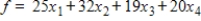 <strong>Use the simplex method to maximize the given function. Assume all variables are nonnegative. Maximize subject to </strong> A) maximum: 1,496 at B) maximum: 985 at C) maximum: 1,888 at D) maximum: 2,435 at E) maximum: 2,045 at
