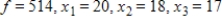 <strong>Suppose a primal minimization problem and its dual maximization problem were solved by using the simplex method on the dual problem. The final simplex matrix is given. Find the solution of the maximization problem. Use x<sub>1</sub>, x<sub>2</sub>, x<sub>3</sub> as the variables and f as the function. </strong> A) B) C) D) E)