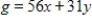 Form the simplex matrix, and identify the first pivot entry. Minimize subject to 
