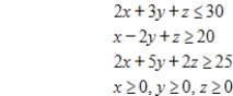 Use the simplex method, Excel, or another technology to solve. Maximize subject to 