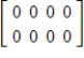<strong>Write a zero matrix that is the same order as D. </strong> A) B) C) D) E) 