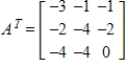 <strong>Write the transpose of matrix A. </strong> A) B) C) D) E)