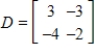 <strong>Use the following matrices to perform the indicated matrix operations, if possible. ; </strong> A) B) C) D) E)