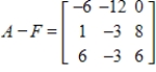 <strong>Use the following matrices to perform the indicated matrix operations, if possible. ; </strong> A) B) C) D) E)