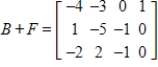<strong>Use the following matrices to perform the indicated matrix operations, if possible. ; </strong> A) B) C) D) E) is undefined