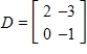 <strong>Use the following matrices to perform the indicated matrix operations, if possible. ; </strong> A) B) C) D) E)