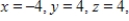 <strong>Find x, y, z, and w . </strong> A) and B) and C) and D) and E) and