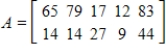 <strong>The tables below give the numbers of some species of threatened and endangered wildlife in the United States and in foreign countries in 2003. Write a matrix A that contains the number of each of these species in the United States in 2003 and a matrix B that contains the number of each of these species outside the United States in 2003. </strong> A) , B) , C) , D) , E) ,