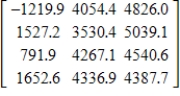 <strong>The following tables give the capital expenditures and gross operating costs of manufacturing establishments for pollution abatement, in millions of dollars. Use a calculator or spreadsheet to find the sum of the matrices containing these data. This will yield the total costs of manufacturing establishments for air, water, and solid contained waste pollution abatement for the years 2002-2005. </strong> A) B) C) D) E)