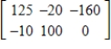 <strong>Let matrix A represent the sales (in thousands of dollars) for the Walbash Company in 2004 in various cities, and let matrix B represent the sales (in thousands of dollars) for the same company in 2005 in the same cities. Write the matrix that represents the total sales by type (wholesale and retail) and city (Chicago, Atlanta, and Memphis) for both years. ; </strong> A) B) C) D) E) 