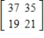 <strong>Use the matrices to find CD, if possible. </strong> A) B) C) D) E) 