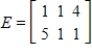 <strong>Use the matrices to find DE, if possible. </strong> A) B) C) D) E)