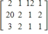 <strong>Use the matrices to find BE, if possible. </strong> A) B) C) D) E) BE is undefined.