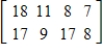 <strong>Use the matrices to find BE, if possible. </strong> A) B) C) D) E) BE is undefined.