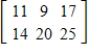<strong>Use the matrices to find , if possible. </strong> A) B) C) D) E) is undefined.