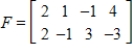 <strong>Use matrix F to find F<sup>2</sup>, if possible. </strong> A) B) C) D) E) F<sup>2</sup> is undefined.
