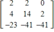<strong>Use the matrices below. Perform the indicated operations. </strong> A) B) C) D) E) 