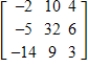 <strong>Use the matrices below. Perform the indicated operations. BA </strong> A) B) C) D) E) 