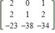 <strong>Use the matrices below. Perform the indicated operations. BA </strong> A) B) C) D) E) 