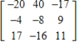 <strong>Use the matrices below. Perform the indicated operations. DC </strong> A) B) C) D) E)