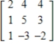 <strong>Use the matrices below. Perform the indicated operations. IA </strong> A) B) C) D) E)