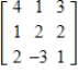 <strong>Use the matrices below. Perform the indicated operations. I·F·Z </strong> A) B) C) D) E) 