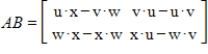 <strong>Find AB and BA if and , with . </strong> A) , B) , C) , D) , E) ,